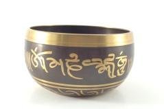Brass Tibetan Singing Bowl Assorted Color With Wooden Rod/ Cushion - Image 4