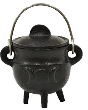 Triple Moon Cast Iron Cauldron