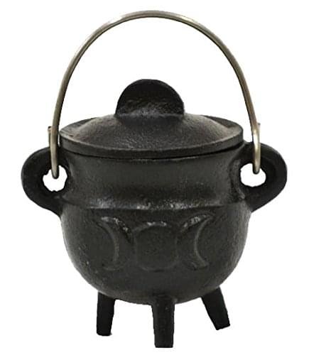 Triple Moon Cast Iron Cauldron