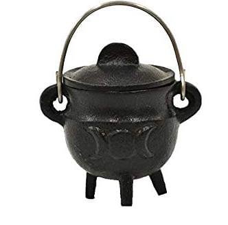 Triple Moon Cast Iron Cauldron - Image 2