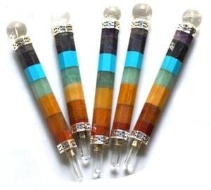 7 Chakra Bonded Healing Stick - 6"
