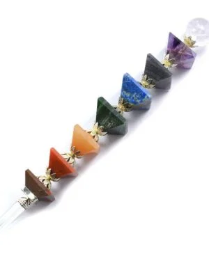7 Chakra Healing Wand Pyramid Shape