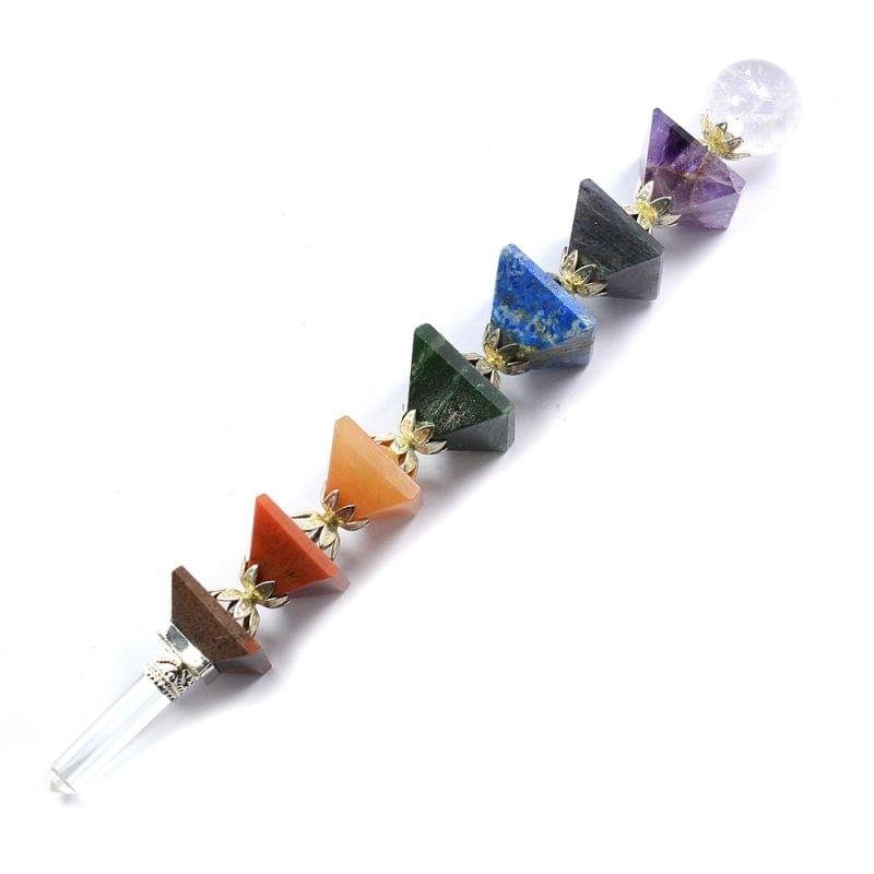 7 Chakra Healing Wand Pyramid Shape