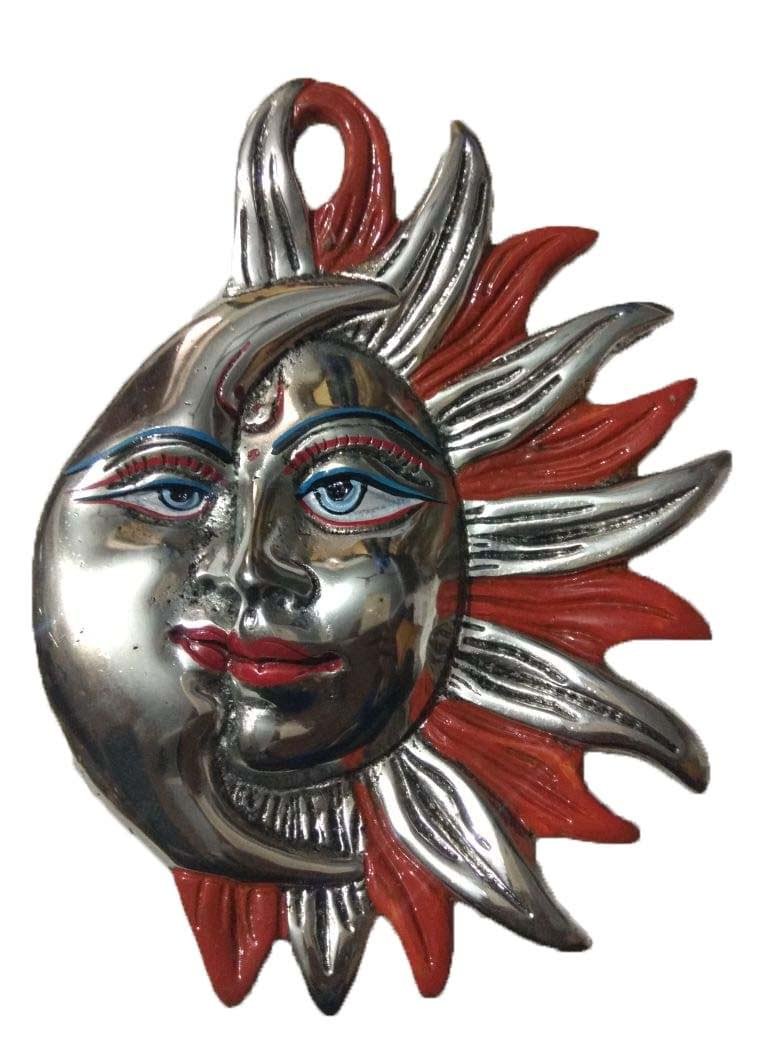 Aluminium Sun - Moon Wall Hanging Big