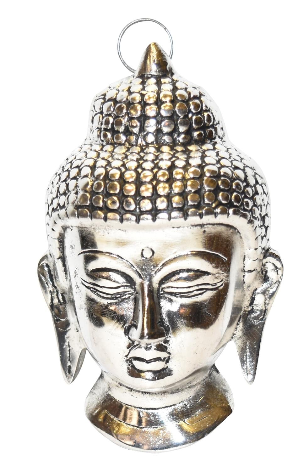 Aluminum Buddha Head - Wall Hanging