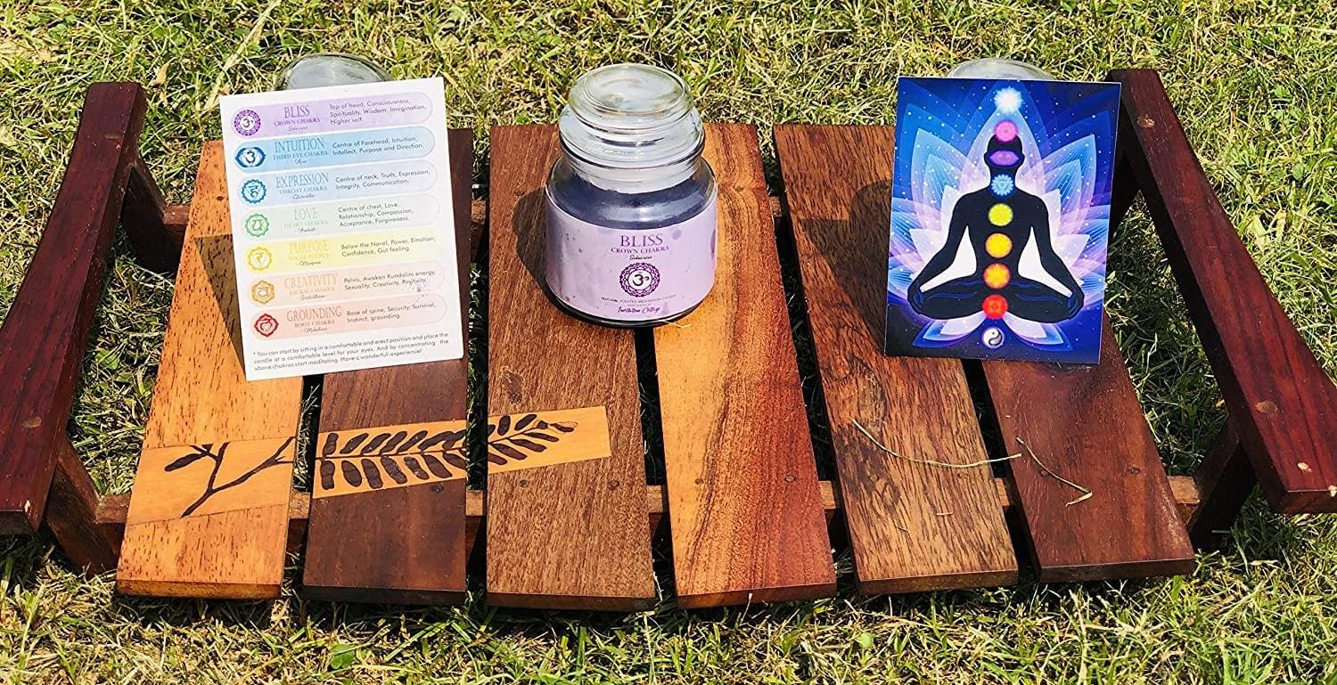 7 Chakra Scented Glass Jar Candle