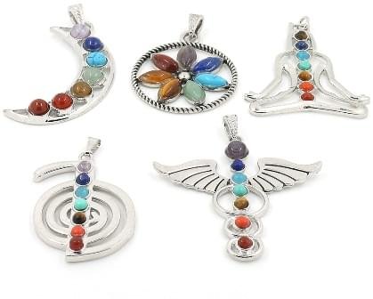 Pendants 7 Chakra ( German Silver ) In Assorted Designs - Image 4