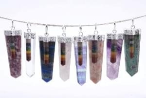 Flat 7 Chakra Pencil  Pendant - Image 2