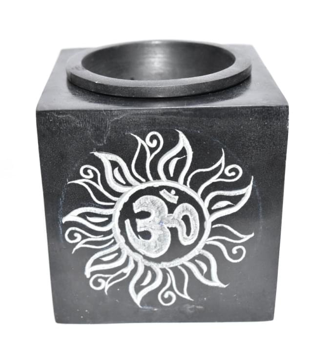Soap Stone Oil Burner - Om Symbol