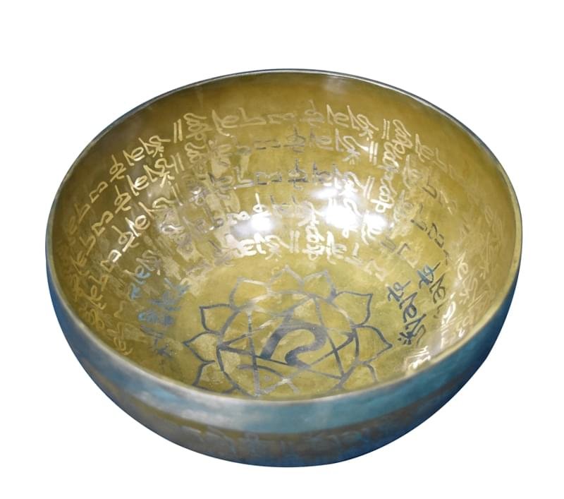 Handmade Singing Bowl With Chakra Symbol