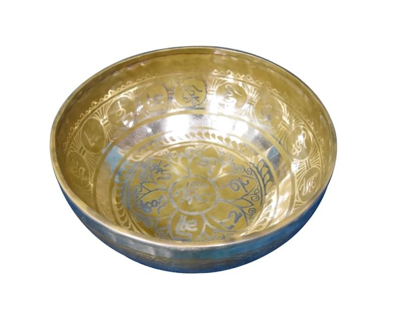 Handmade Singing Bowl With Chakra Symbol