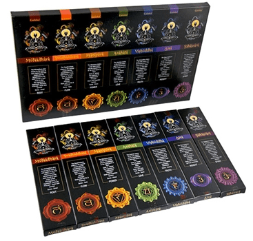 GOLOKA 7 IN 1 CHAKRA INCENSE PACK (7 PACK) - Image 2