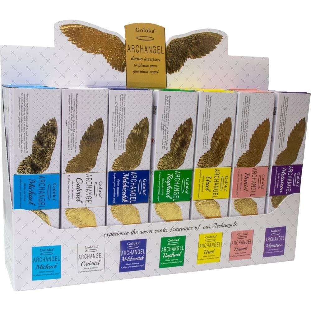 GOLOKA ARCHANGEL INCENSE 15 GRAMS STARTER KIT (PACK OF 42) - Image 2