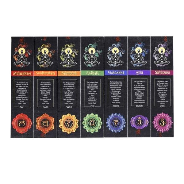 GOLOKA 7 IN 1 CHAKRA INCENSE PACK (7 PACK)