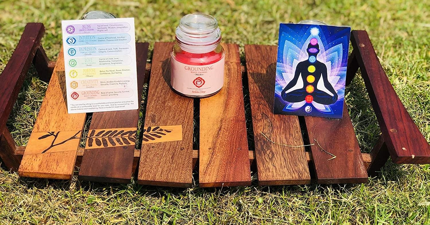 7 Chakra Scented Glass Jar Candle