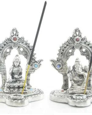 Aluminium Ganesh/Buddha Incense Holder