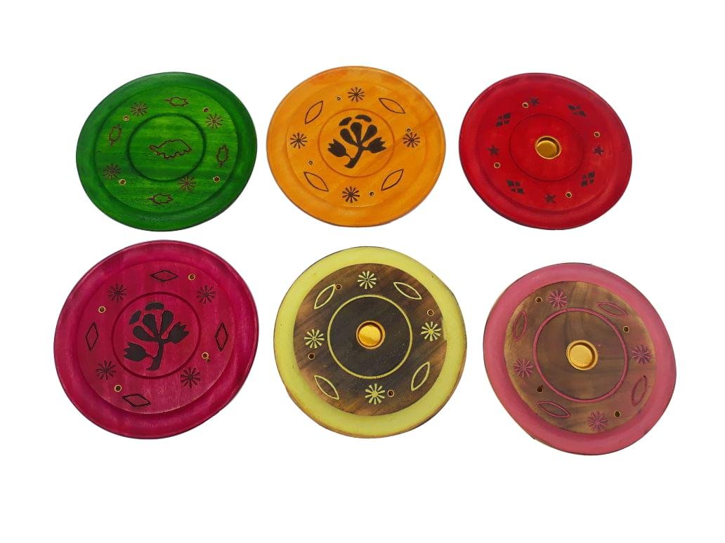 Wooden Round Color Stick & Cone Holder