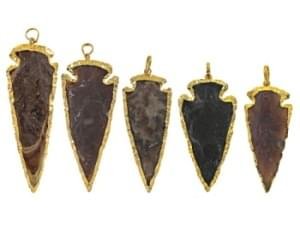 Electroplated Arrowhead Pendant - Image 3