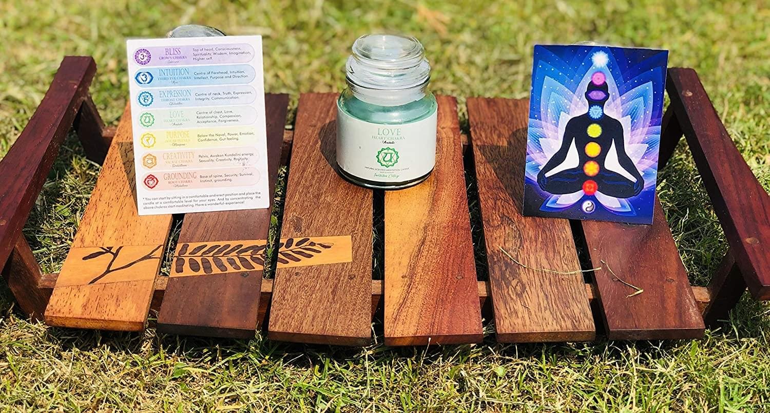 7 Chakra Scented Glass Jar Candle