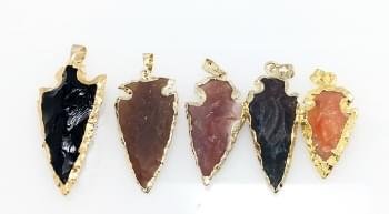 Electroplated Arrowhead Pendant - Image 2