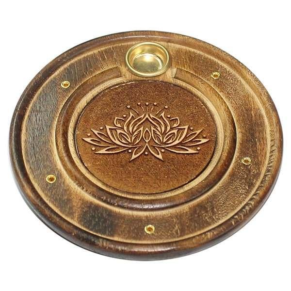 Wooden Incense Patti & Plate - Image 9