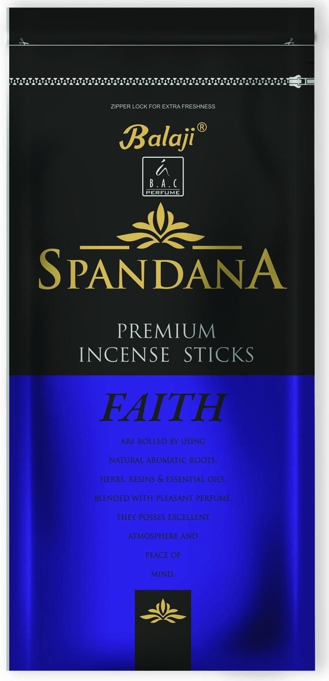 Spandana Premium Incense Sticks -  130 Gram Zipper Pouch Insense - Image 5