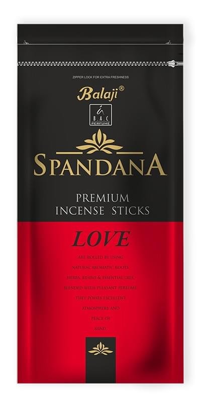 Spandana Premium Incense Sticks -  130 Gram Zipper Pouch Insense - Image 2