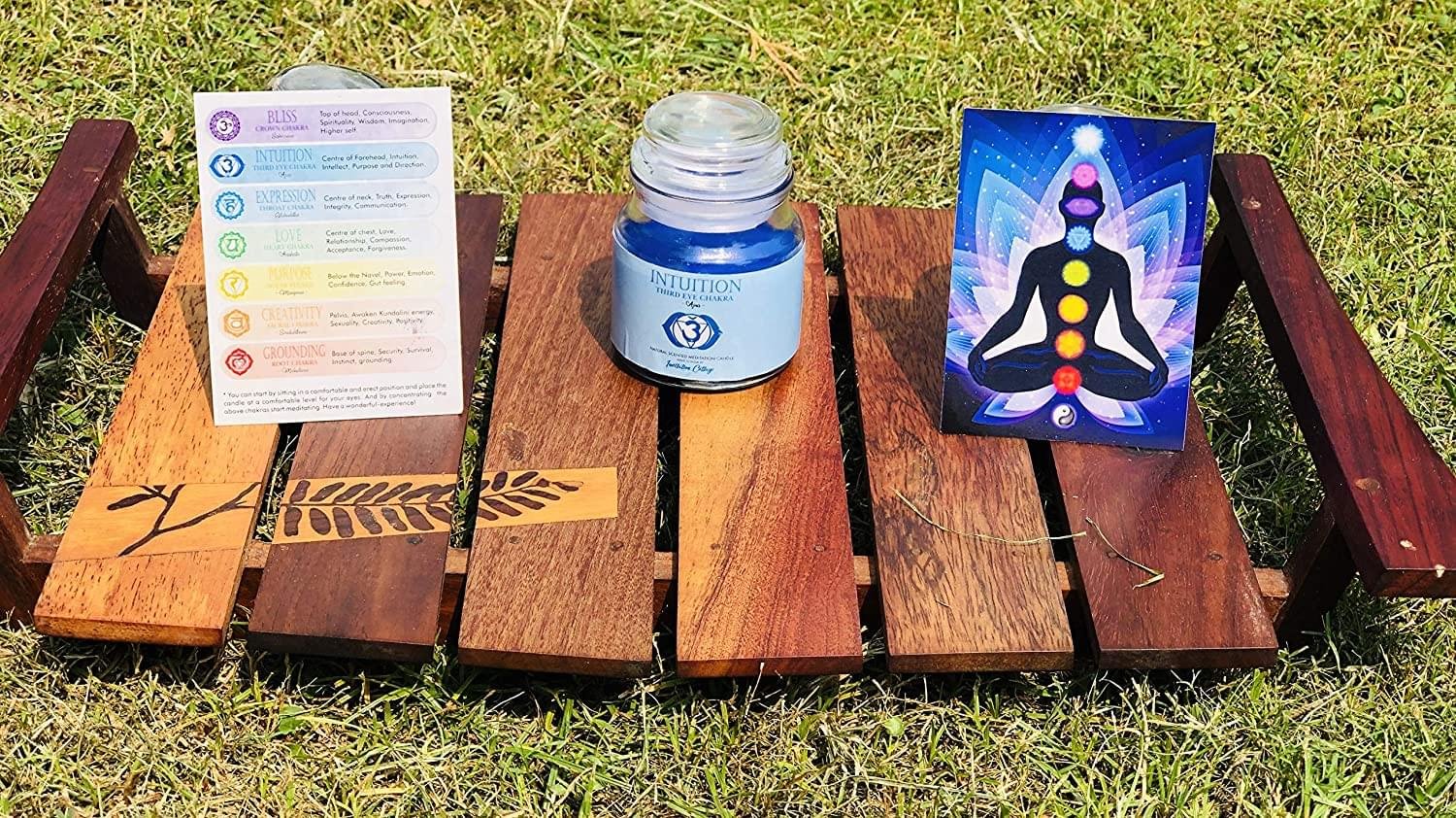 7 Chakra Scented Glass Jar Candle