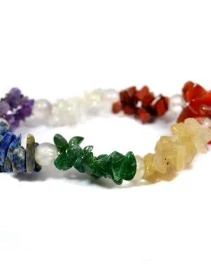 7 Chakra Chip Bracelet