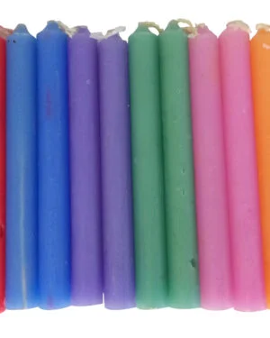 4” Chime Candle Assorted Color ( 40 Pcs in Packet )