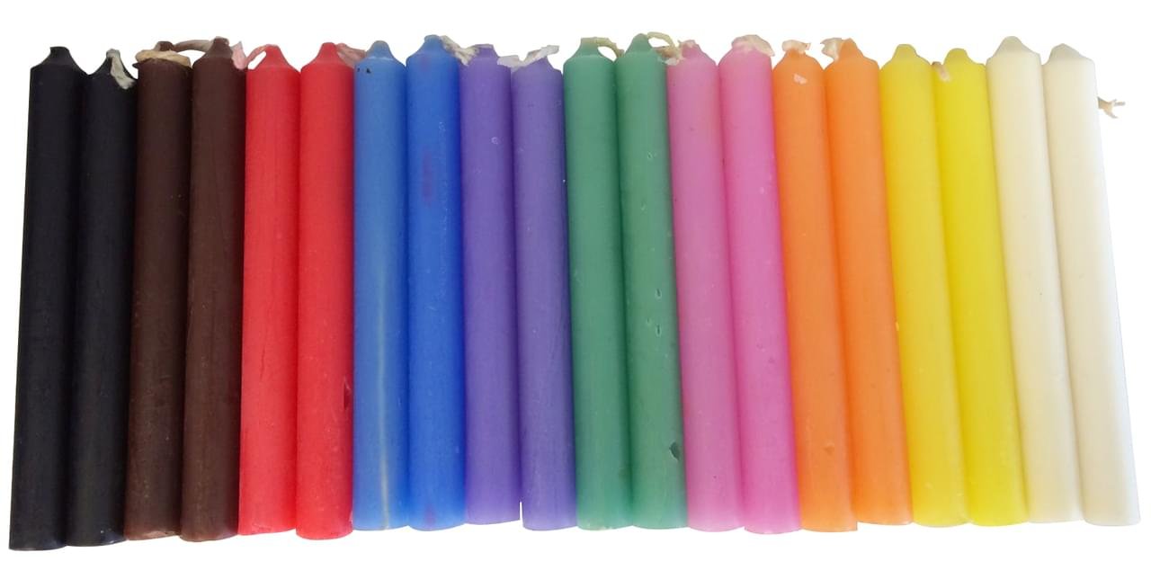 4” Chime Candle Assorted Color ( 40 Pcs in Packet )
