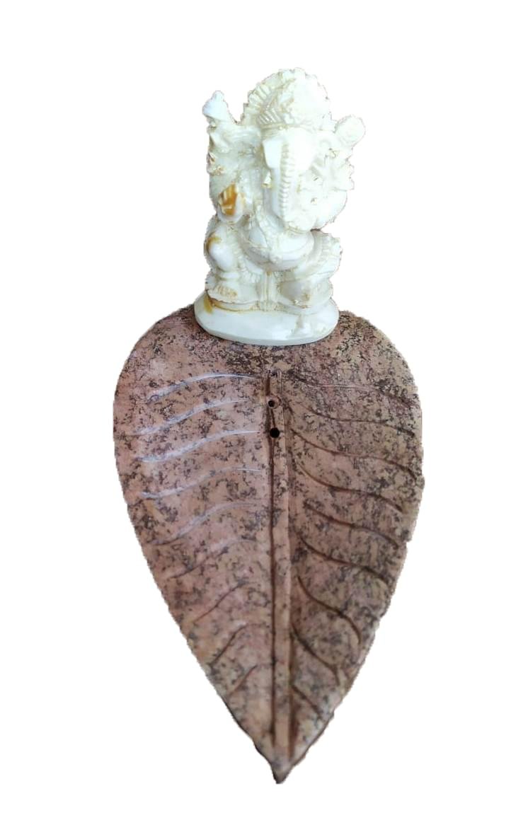 Soap stone Ganesh Incense Burner