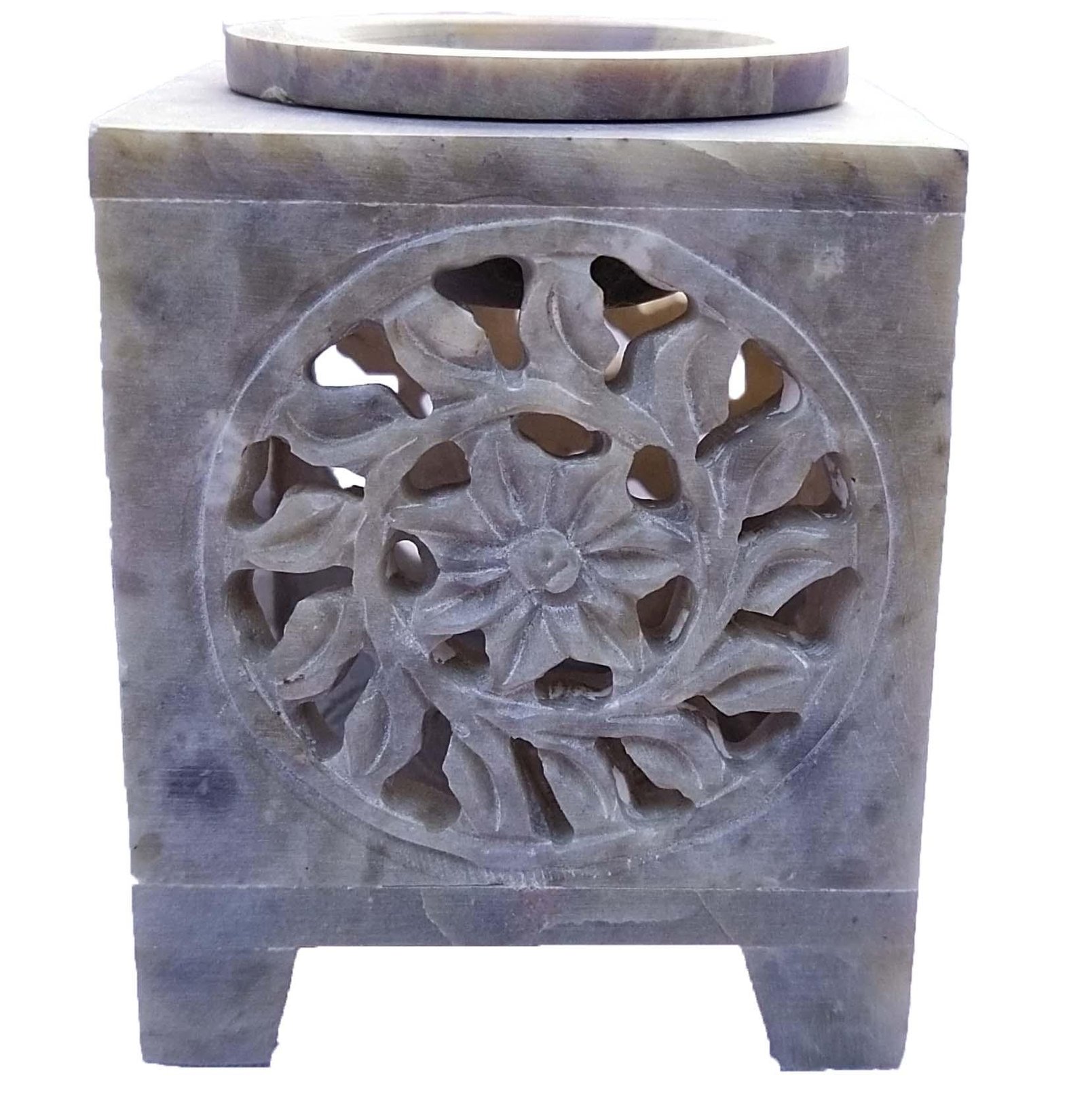 Soap Stone Oil Burner Square