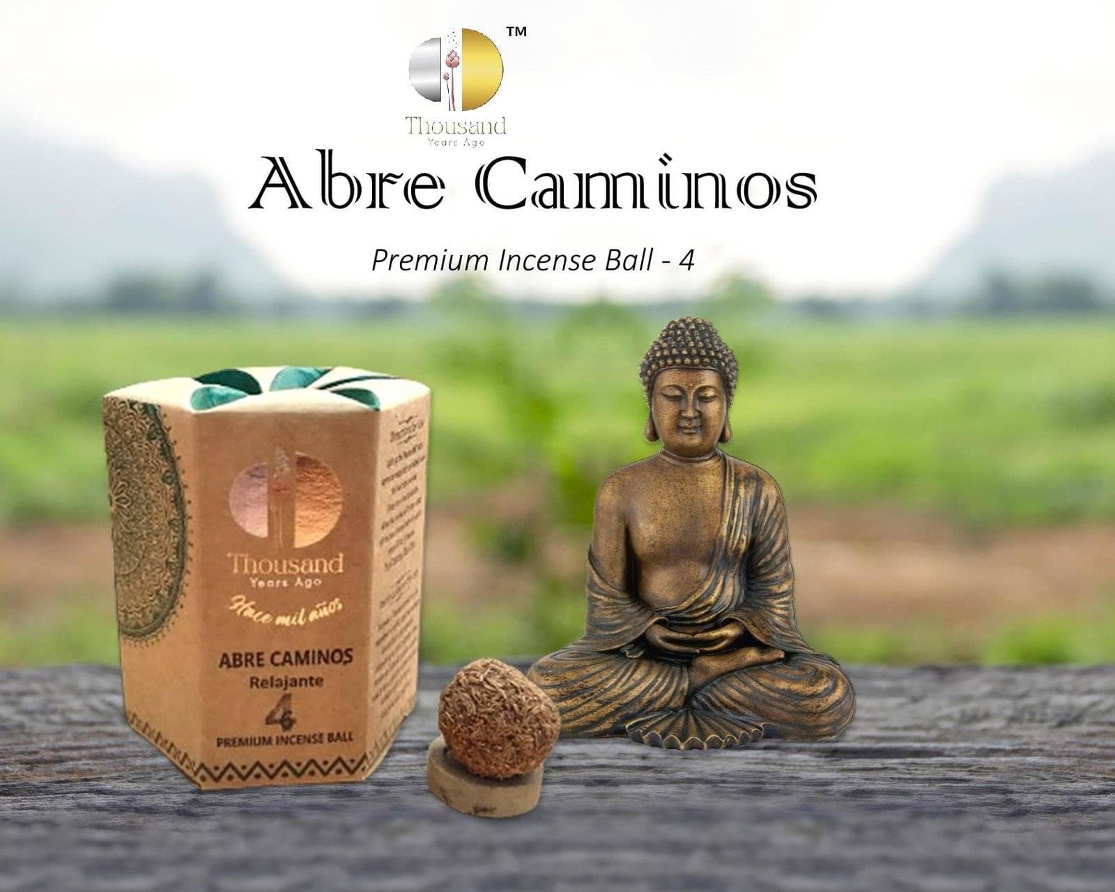 Thousand Years Ago Premium Incense Ball (12 packs x 4 Balls each Abre Caminos Premium