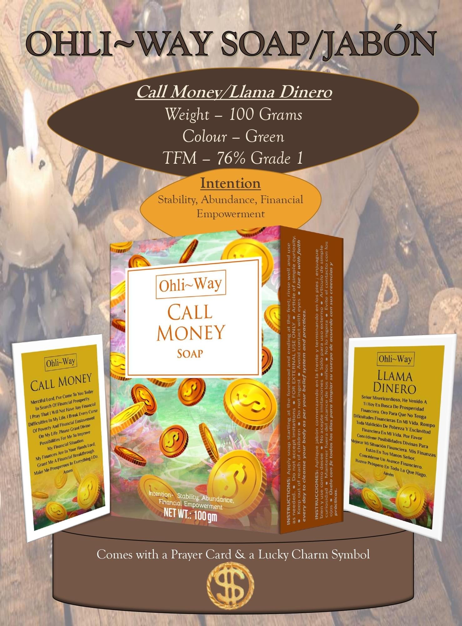 Ohli~way Esoteric Soap Call Money soap ohli way