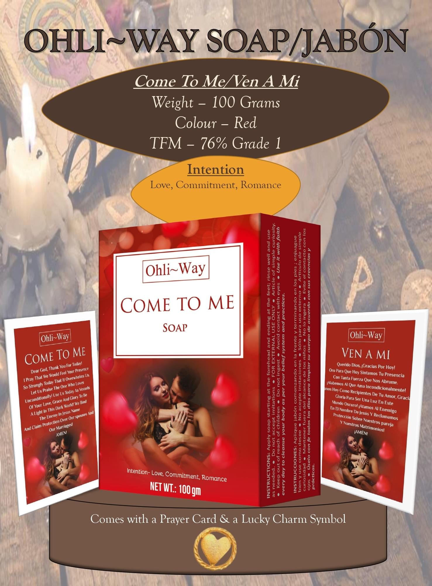 Ohli~way Esoteric Soap Come to me soap ohli way