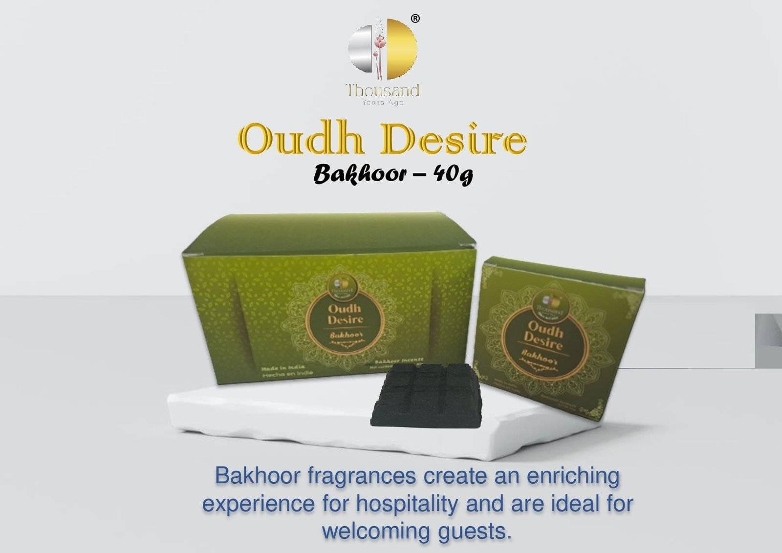 Thousand Years Ago - Bakhoor Oudh Desire Bakhoor 40g