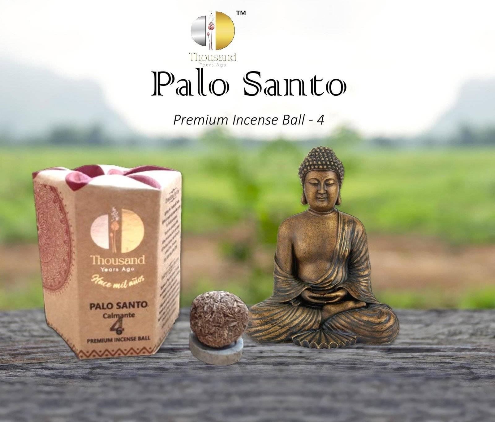 Thousand Years Ago Premium Incense Ball (12 packs x 4 Balls each Palo Santo Premium