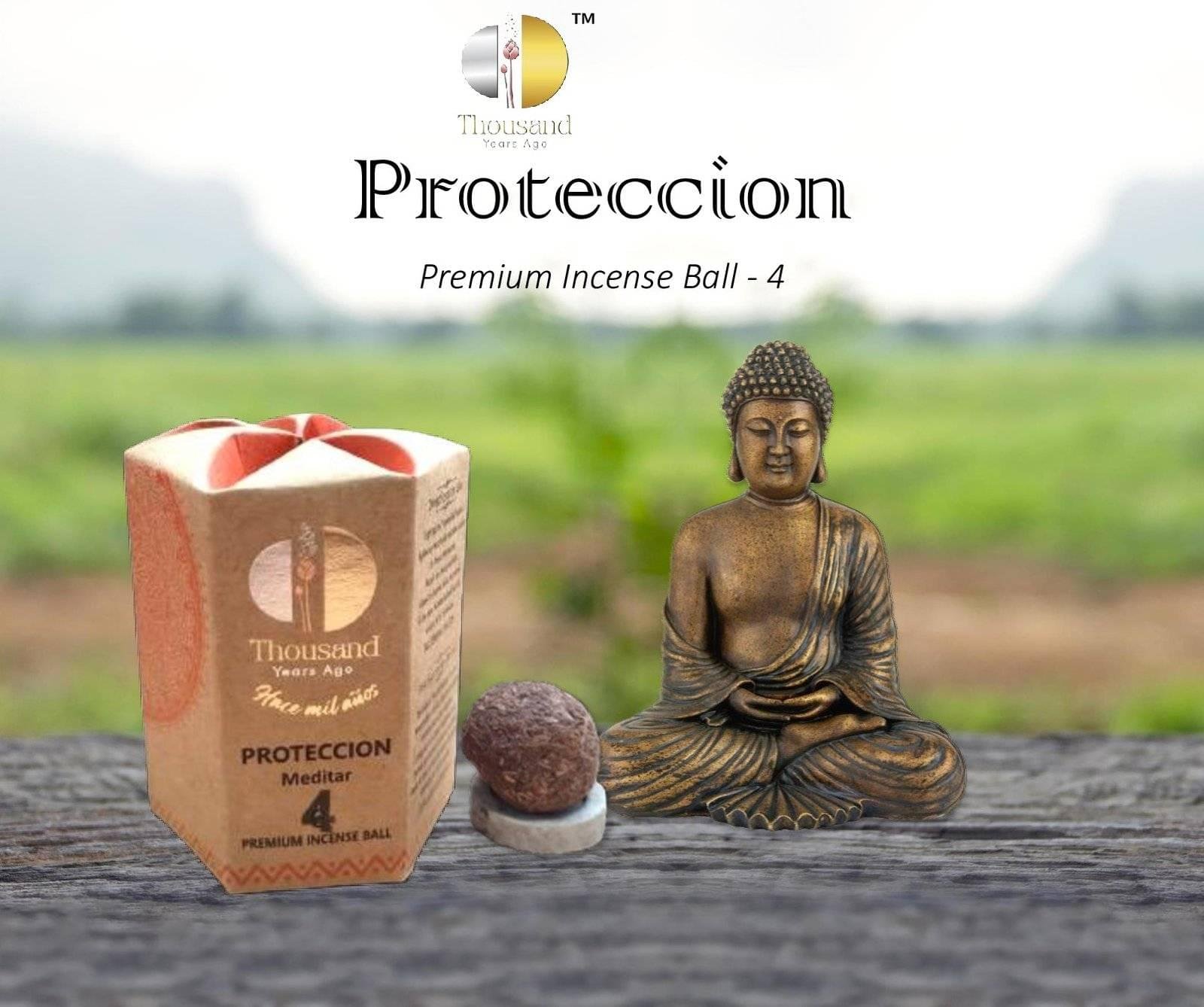 Thousand Years Ago Premium Incense Ball (12 packs x 4 Balls each Proteccion Premium