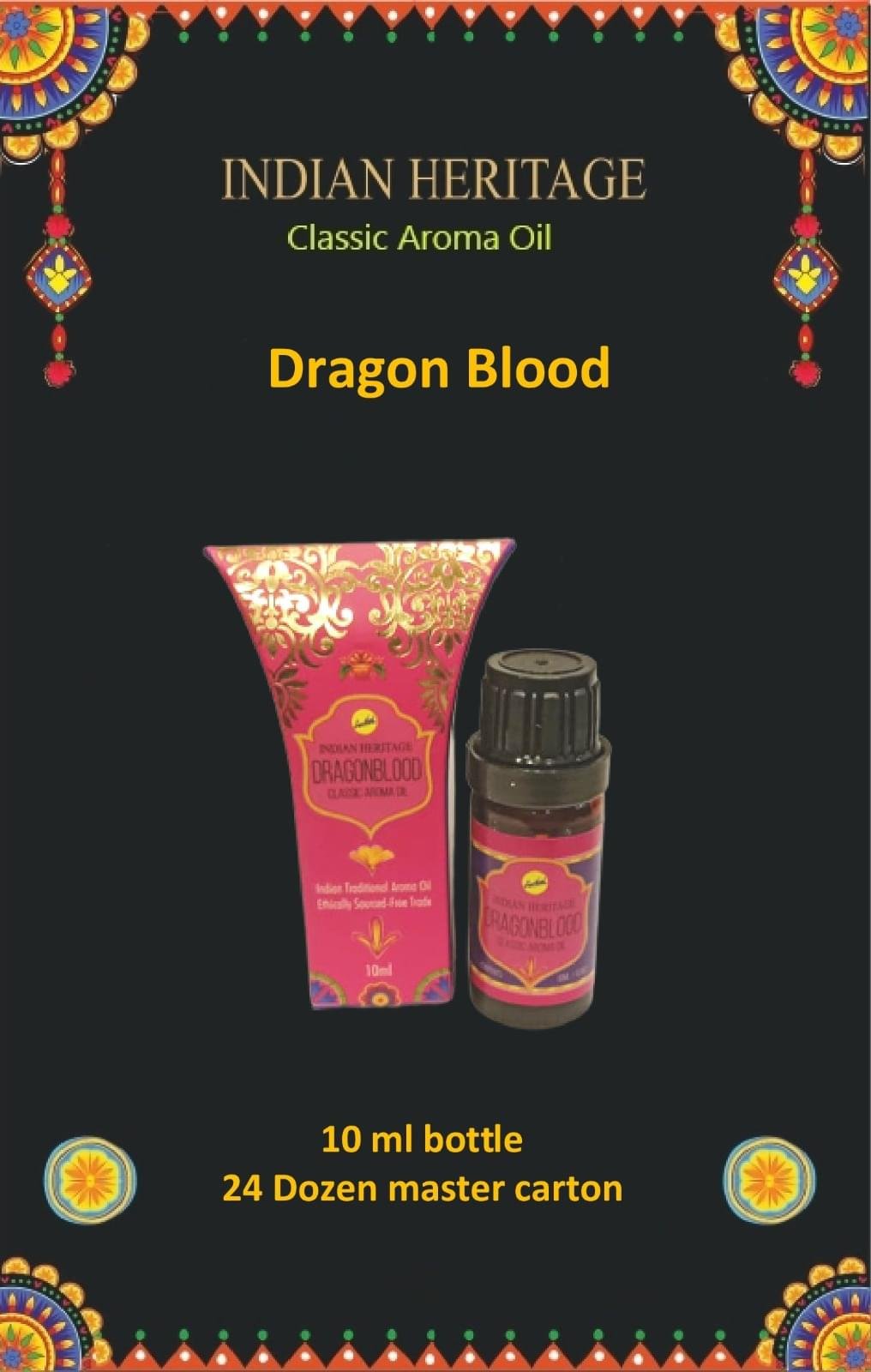 Sreevani Perfume Oils (10 ml) Classic Aroma Dragon Blood Indian Heritage