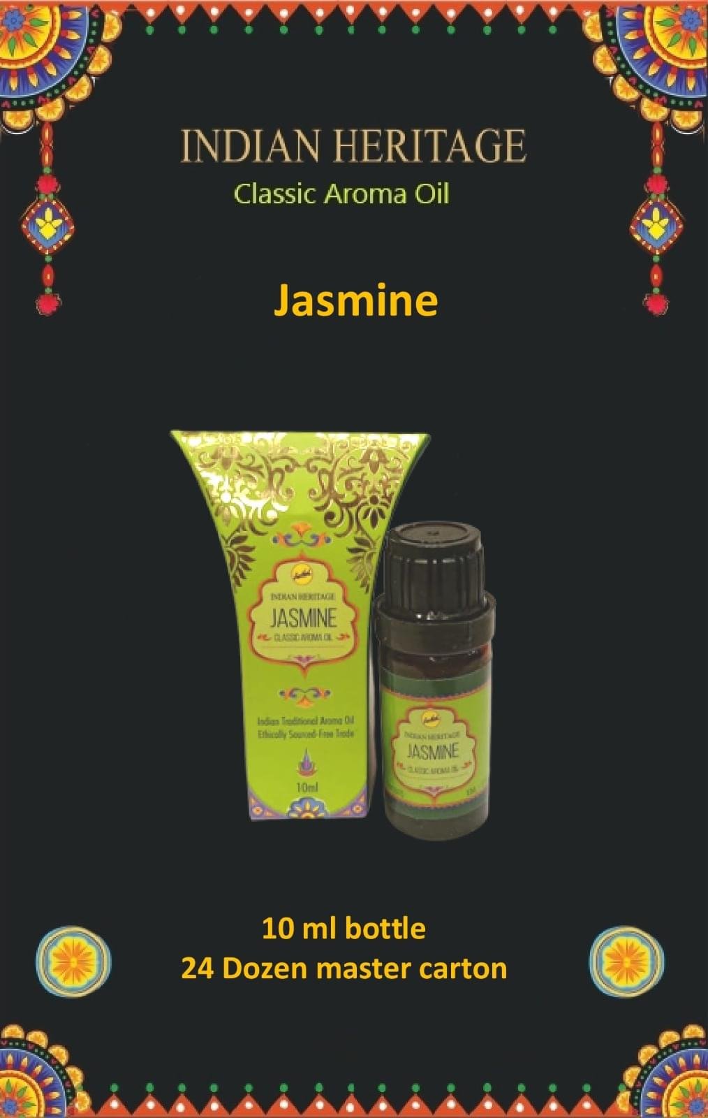 Sreevani Perfume Oils (10 ml) Classic Aroma Jasmine Indian Heritage