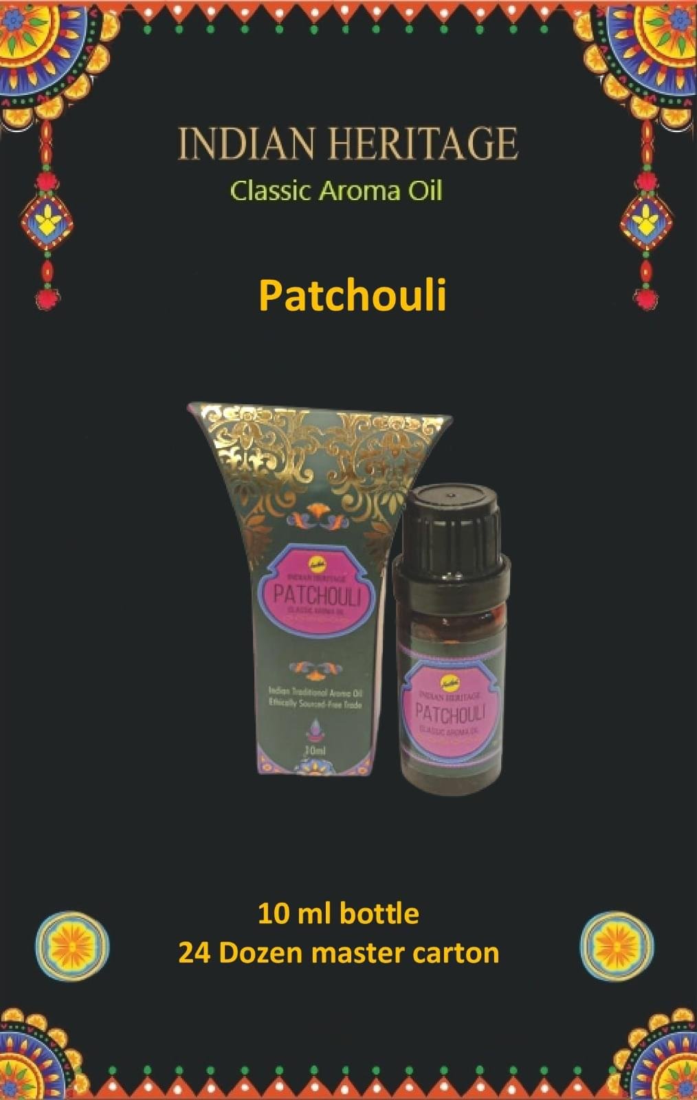 Sreevani Perfume Oils (10 ml) Classic Aroma patchouli Indian Heritage