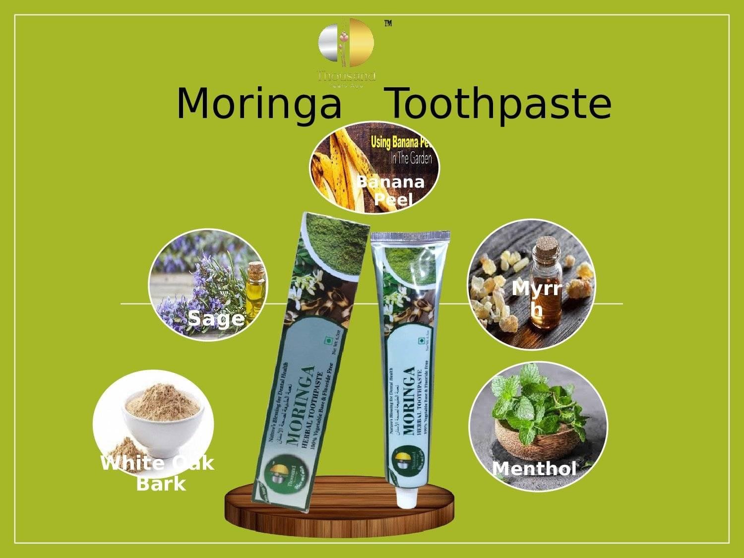 Thousand Years Ago Toothpaste Moringa