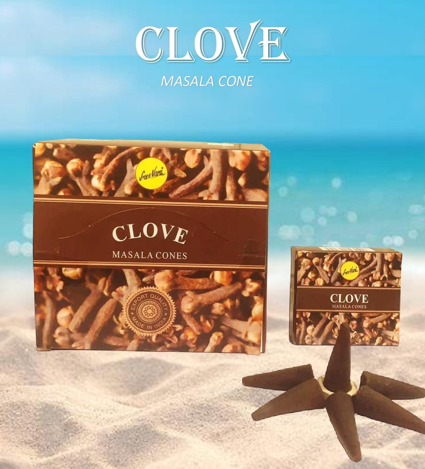 Sreevani Natural Masala Incense Cones Clove