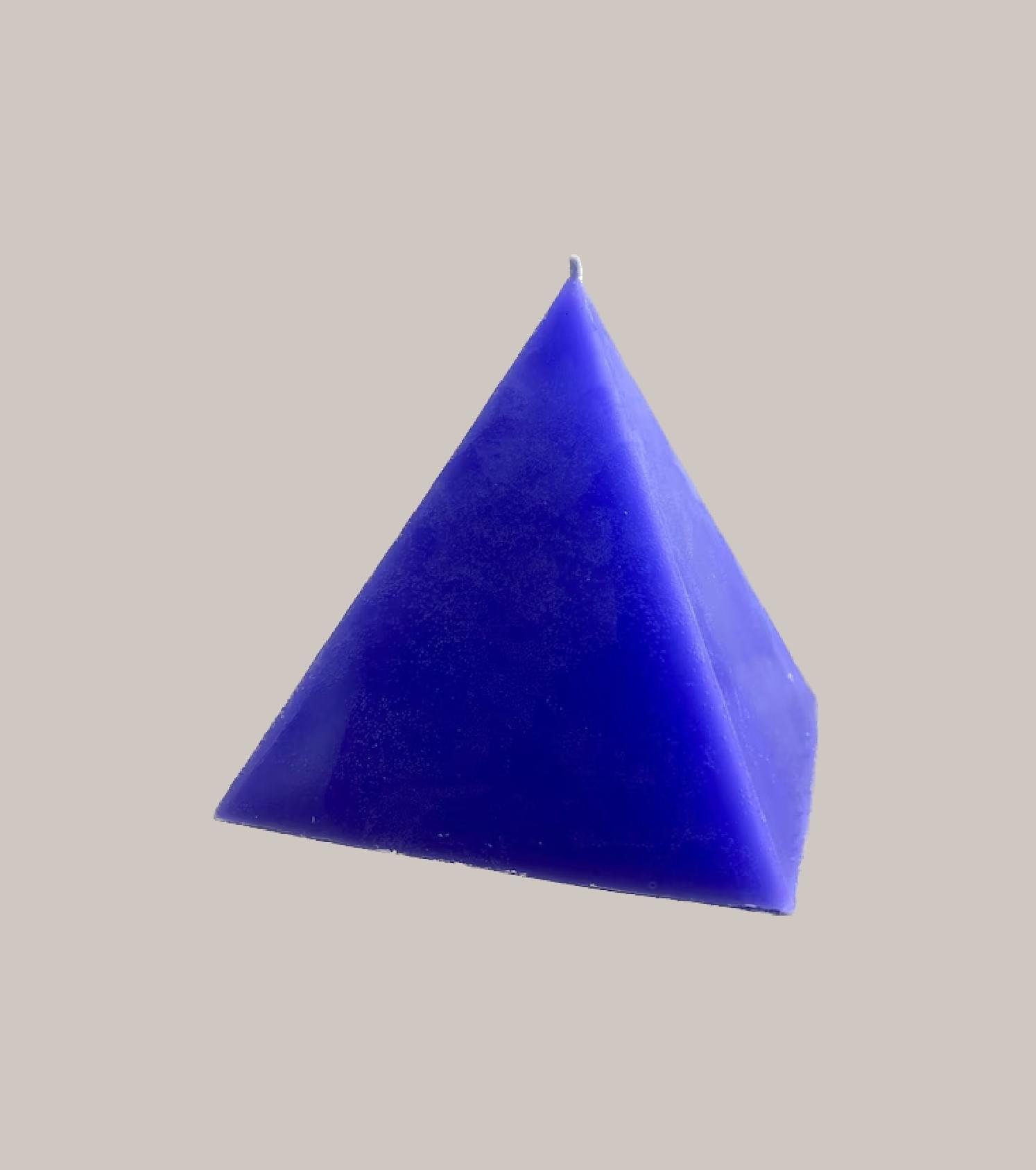 Pyramid candle