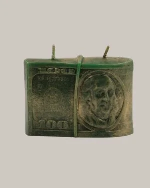100 Dollars candle