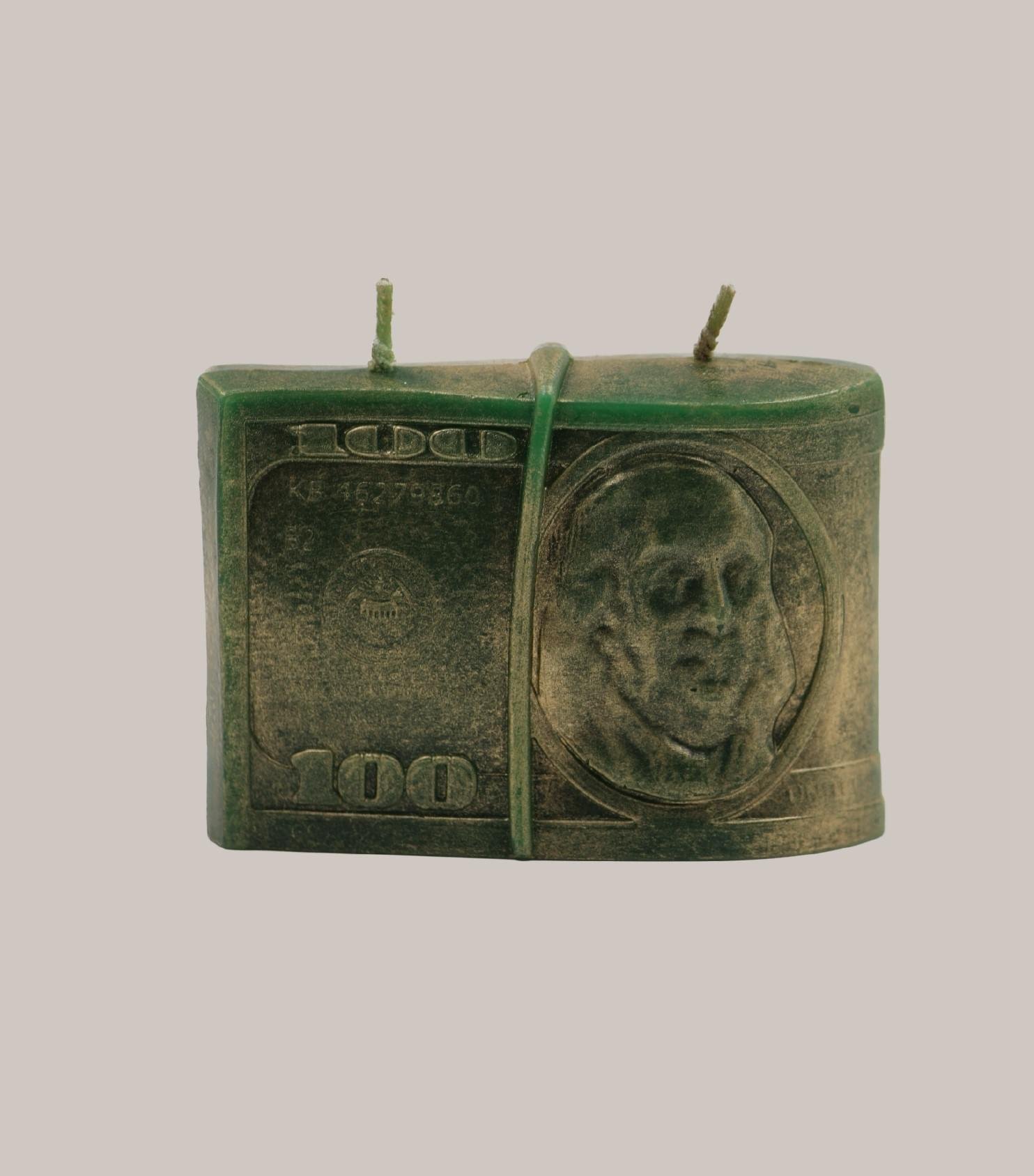 100 Dollars candle