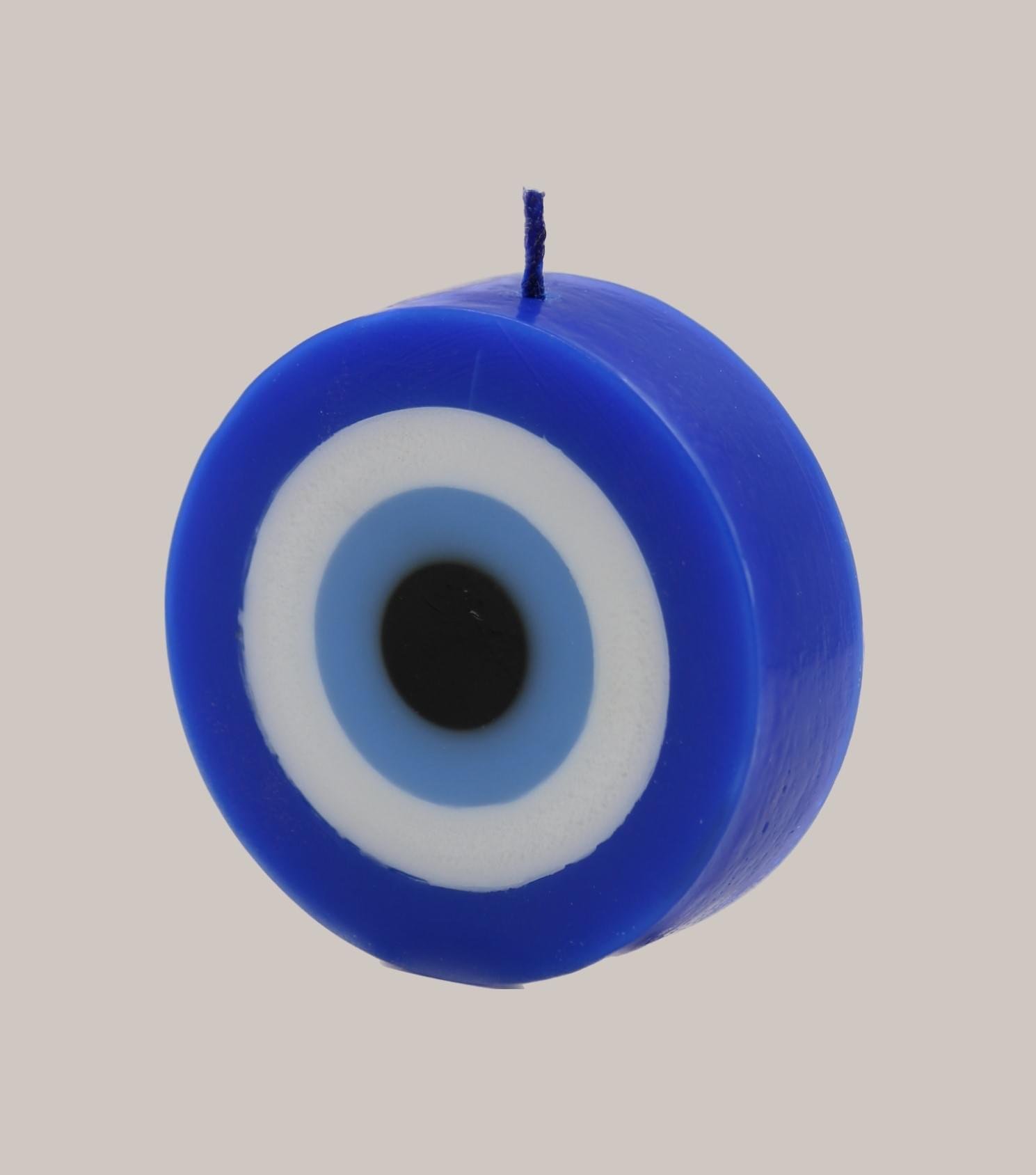 Blue Eye Round candle