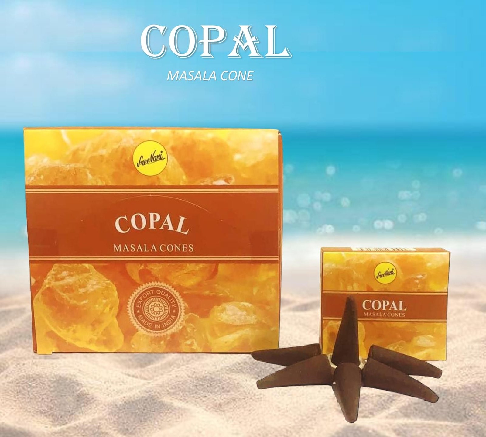 Sreevani Natural Masala Incense Cones Copal