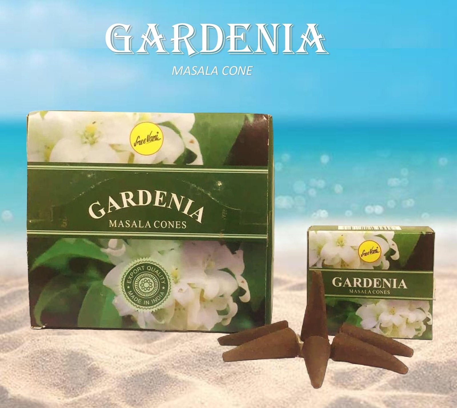 Sreevani Natural Masala Incense Cones Gardenia